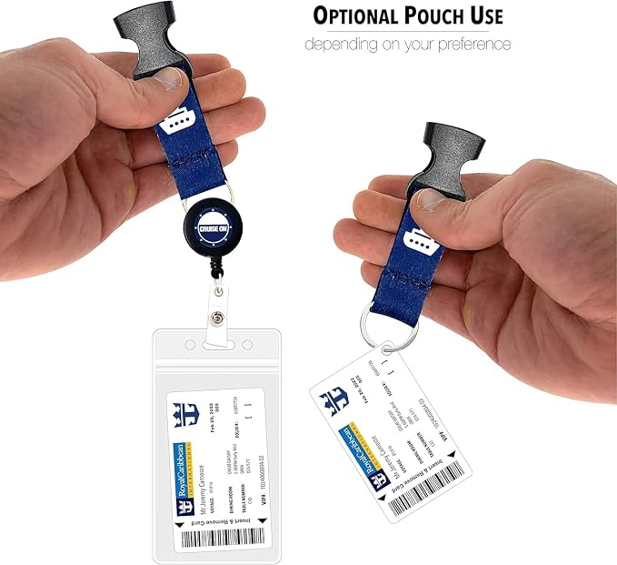 Cruise On Cruise Lanyard for Ship Cards – 2-Pack Retractable Badge & Waterproof - Image 8