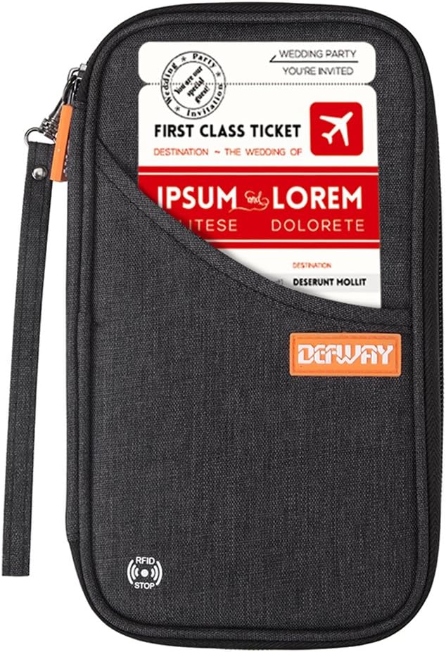 defway Passport Holder Travel Wallet by DEFWAY