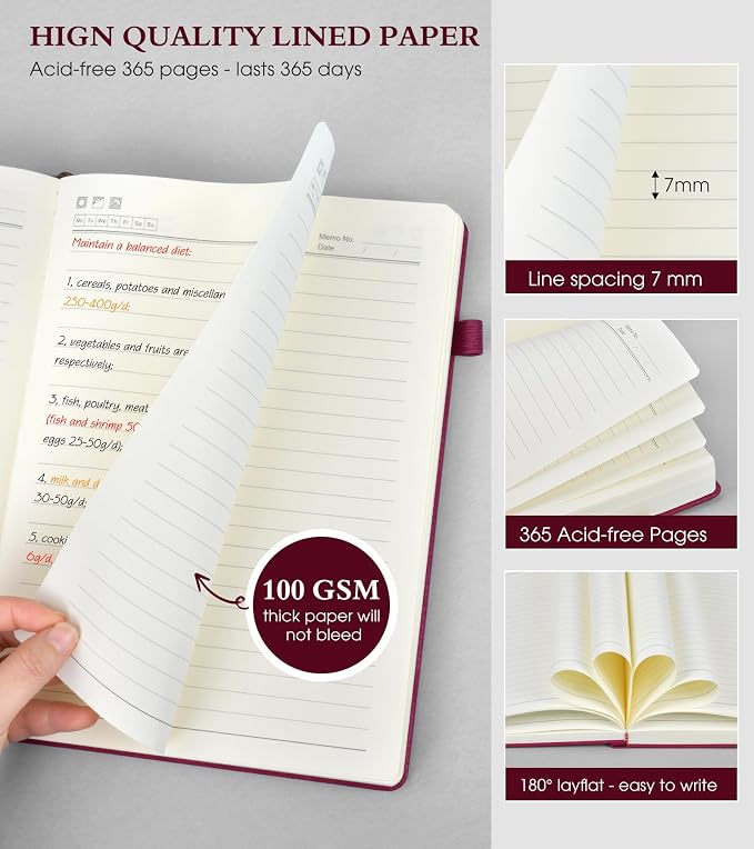 PERCUN B5 Lined Journal Notebook - Image 6