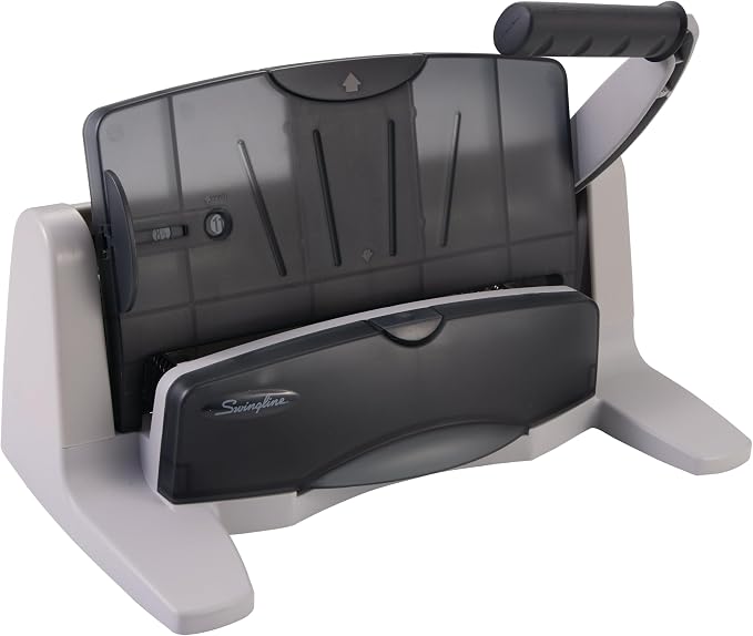 Swingline 3 Hole Punch, 40 Sheet Capacity Three Hole Puncher 3 Ring, Adjustable by Swingline