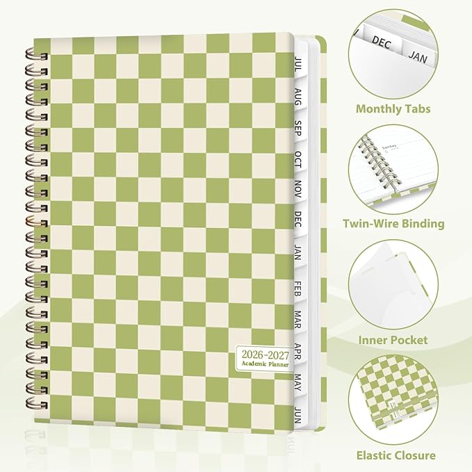 Planner 2026-2027, Weekly and Monthly Academic Year Calendar Planner, July 2026 - Image 4