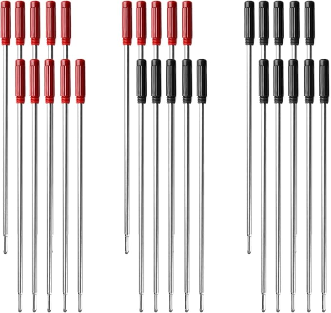 0.7 mm Ballpoint Ink Twist Pen Refills, Stationery Compatible - Image 7
