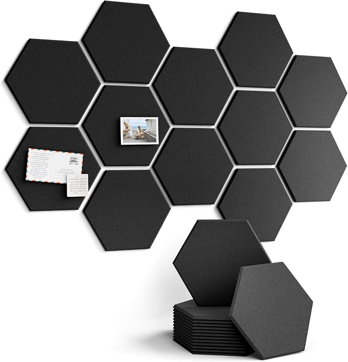 Fluxynara Hexagon Cork Board Alternative by FLUXYNARA