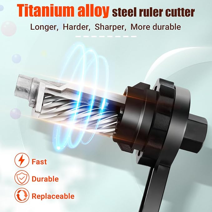 Manual Pencil Sharpener, Labor-Saving Hand Crank Automatic Pen Entry, - Image 4