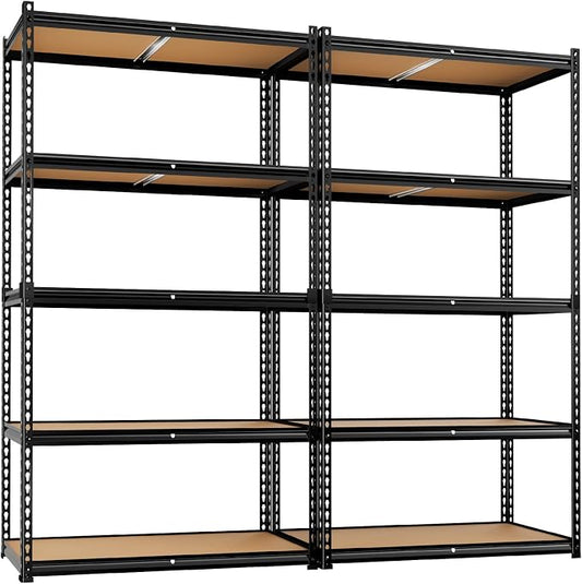 LEVELEVE 5-Tier Storage Shelving Unit, 2020 lbs Capacity, Heavy Duty Adjustable by Enjoyyourlife