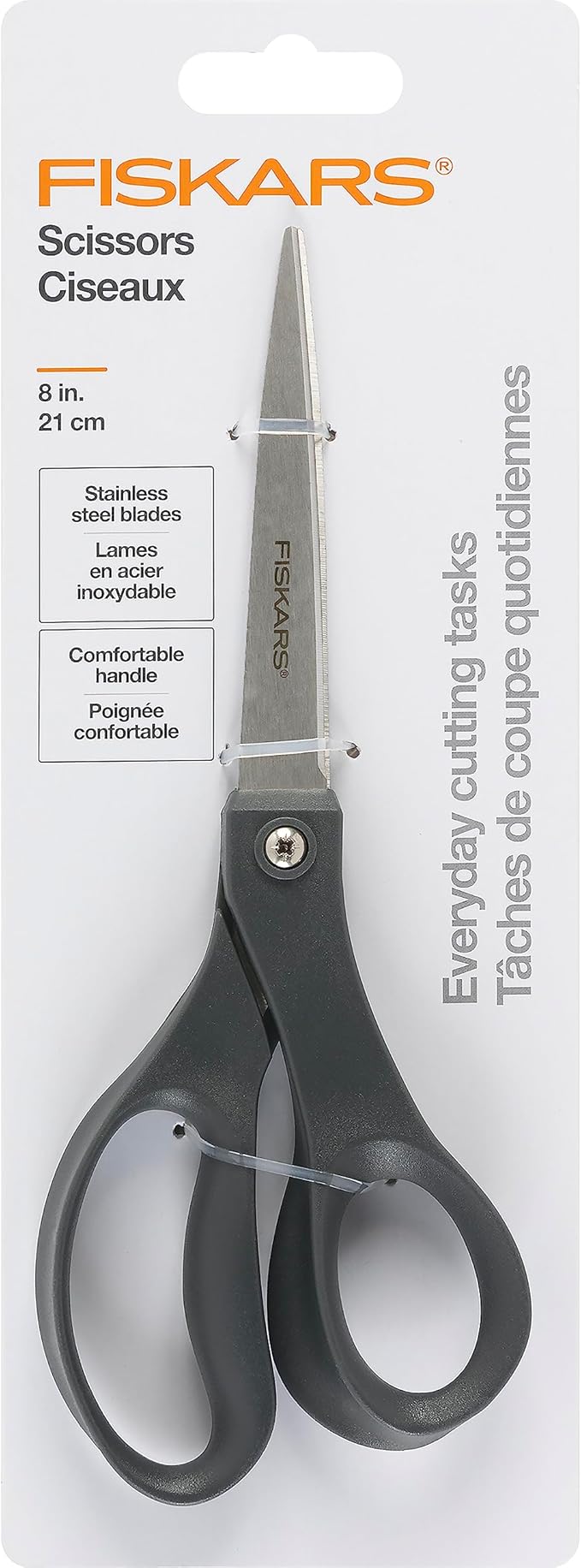 Fiskars 8” Everyday Stainless Steel Scissors by Fiskars
