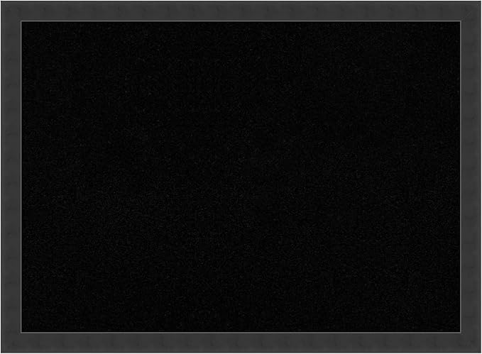Amanti Art Black Cork Board for Wall, 22x30 Vision Board with Black Wood Frame, Medium Corkboard Office Decor for Home Organization, Modern Contemporary Corkboard Pinboard to display items for home-DeskLoop Office