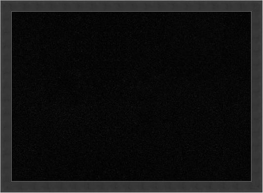 Amanti Art Black Cork Board for Wall, 22x30 Vision Board with Black Wood Frame, Medium Corkboard Office Decor for Home Organization, Modern Contemporary Corkboard Pinboard to display items for home-DeskLoop Office