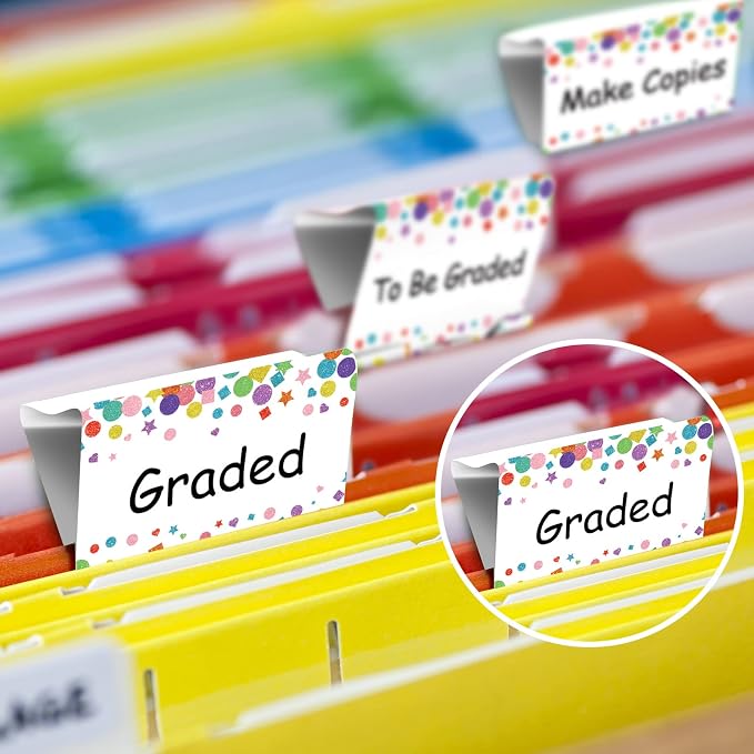 Tenare 6 Pieces Teacher Essentials Large Binder Clips 2 Inches Teacher Binder - Image 4