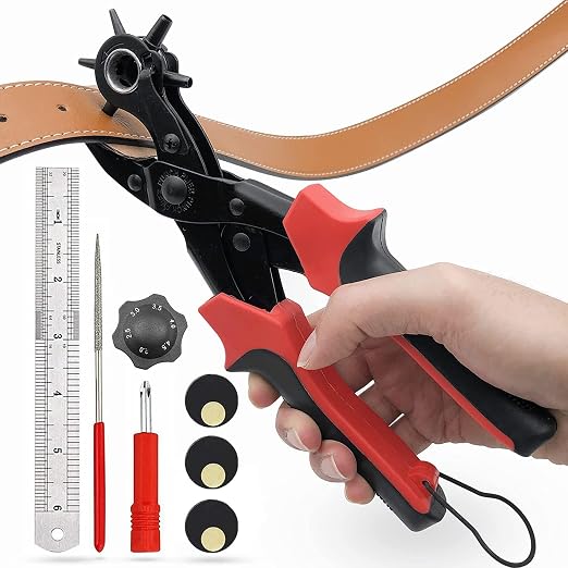 Leather Hole Punch, Belt Hole Puncher by Householdcleaningutensils