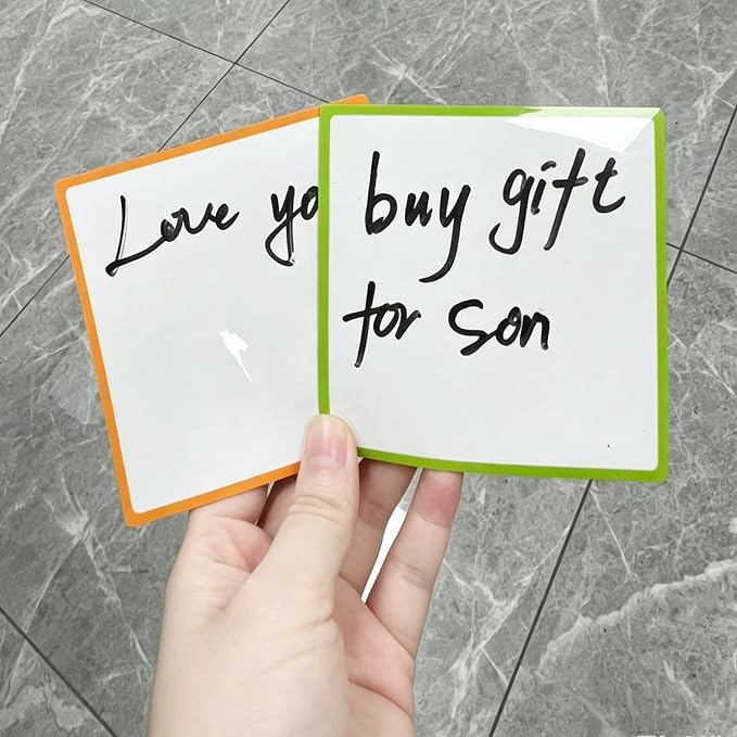 18 Packs, Edge Color Magnets Labels, Widely Use to Post Notes - Image 7