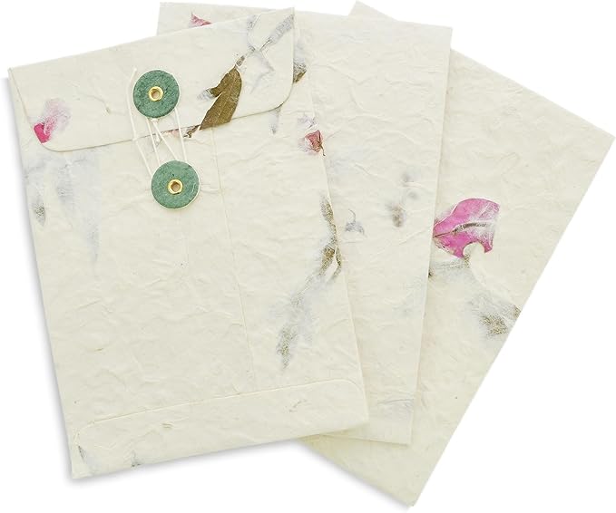 Kathmandu Valley Co. Handmade Lokta Paper Envelope - Image 3