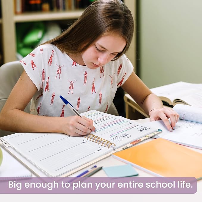Academic Planner 2026-2027, Weekly and Monthly Calendar Book, July 2026 – June - Image 6