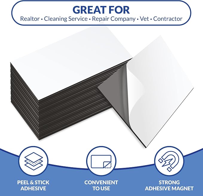 Business Card Magnets Pack of 100 – Customize - Image 5