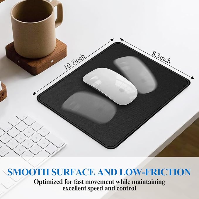 Mouse Pads, Office and Gaming, Stitched Edges, Rubber Anti Slip Base Mouse pad - Image 3