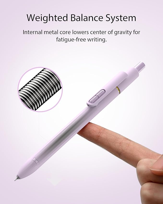 Hiacry 16 Pack Gel Pens, Quick-Dry Black Ink-0.7 MM Fine Point Fidget Pens | - Image 4