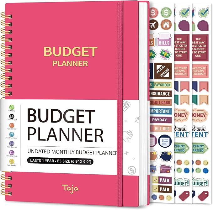 Budget Planner - Monthly Budget Book by Taja