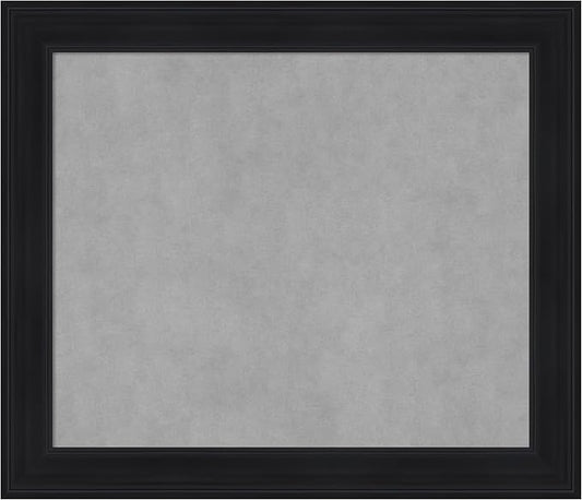 Amanti Art Black Framed Magnetic Board 25x29 Medium Vision Board by AmantiArt