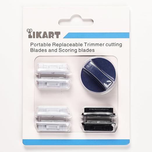 Likart 6-Pack Paper Cutter Replacement Blades kit, Portable Trimmer Cutting by Likart