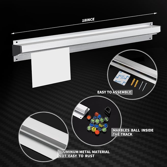 4 Pack 18 Inch Aluminum Ticket Holder - Image 2