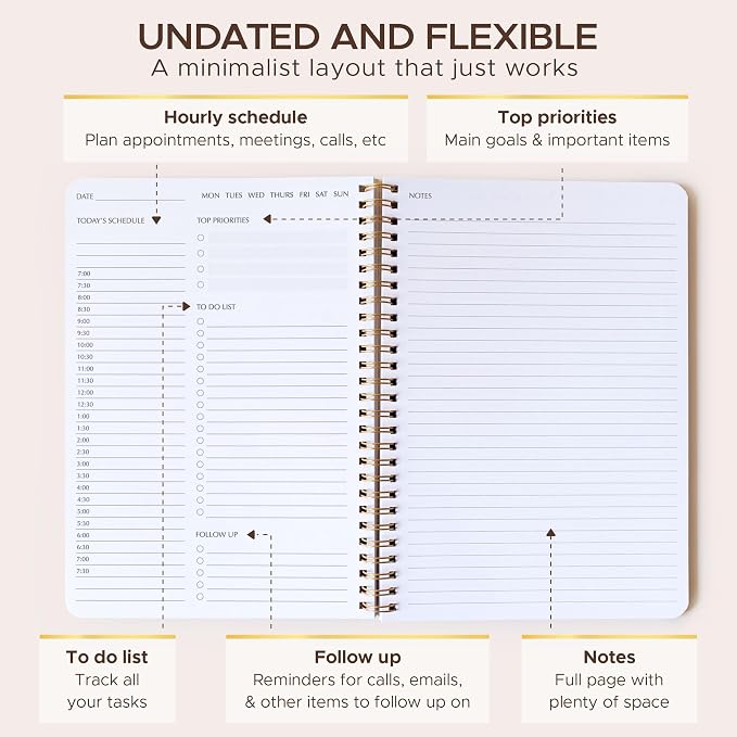 Simple Daily Planner Undated - Image 2