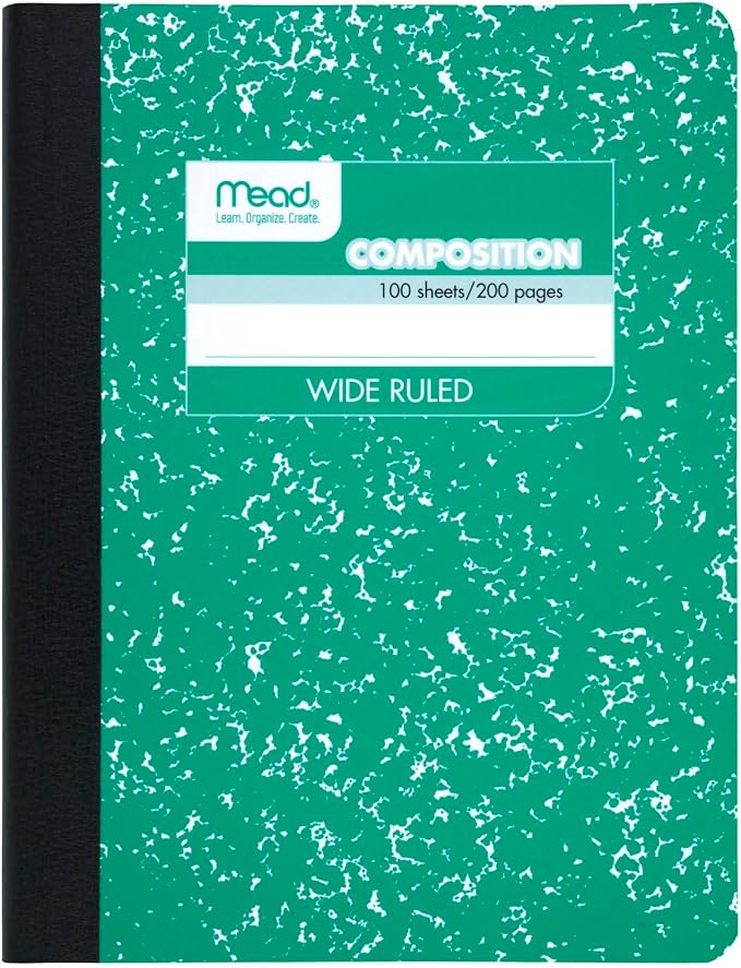Mead Composition Notebook, Comp Book, Wide Ruled Paper, 100 Sheets, 9-3/4" x - Image 10