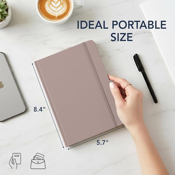 Mr. Pen- Dotted Journal Notebook, A5 Medium Size | 160 Pages, Fabric Hardcover - Image 2
