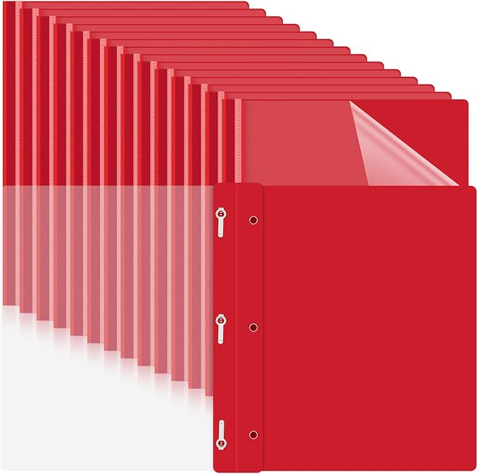 Teling 150 Pcs Clear Front Report Covers Bulk by Teling