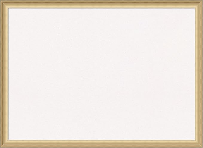 Amanti Art White Cork Board for Wall, 22x30 Vision Board with Gold Frame, Medium Corkboard Office Decor for Home Organization, Casual Corkboard Pinboard to display items for home organization-DeskLoop Office