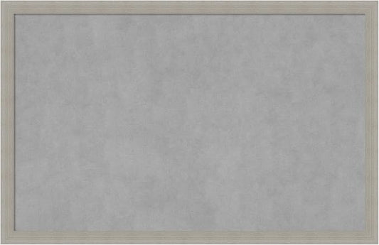 Amanti Art Grey Framed Magnetic Board 22x34 Large Vision Board by AmantiArt