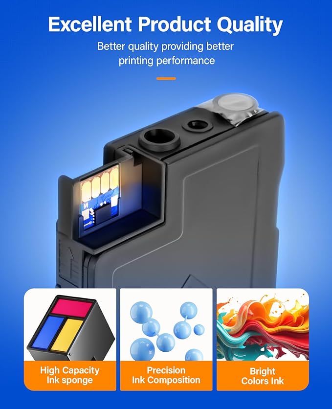 712 712XL Ink Cartridges Combo Set 4-Pack High Yield with chip Replacement for HP 712 712XL Ink Compatible with HP Designjet T650 T630 T230 T210 T250 Studio Plotter Printer (Black/Cyan/Magenta/Yellow)-DeskLoop Office