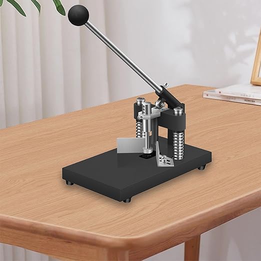 Corner Rounder Cutter Machine, R6mm R10mm 1.2”/ 30mm Thickness Card Paper Corner Punch, Heavy Duty Steel Metal Commercial Corner Rounder Punch with Paper Holding Device for Office School Business-DeskLoop Office