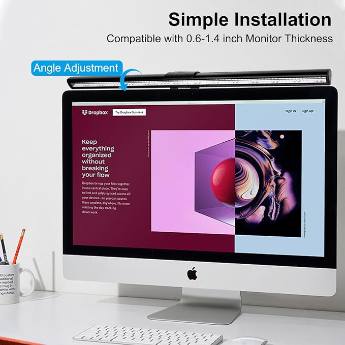 Computer Monitor Lamp, Screen Light Bar Eye Caring, Keyboard Lamp - Image 5