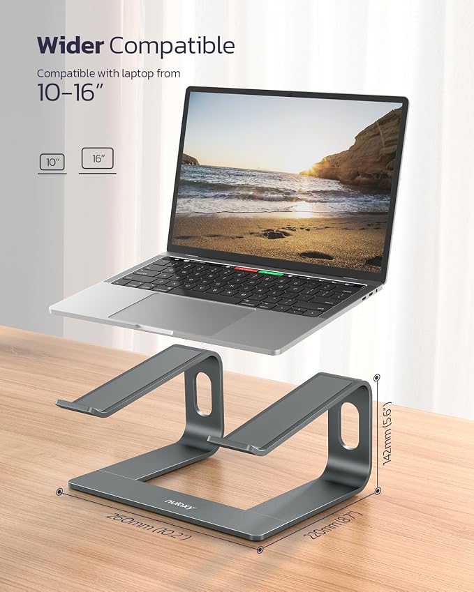 Nulaxy All-Aluminum Laptop Stand - Image 5
