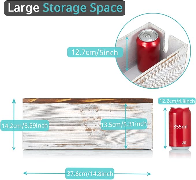 Large Cable Management Box, Office to Hide Extension Cords Power Stripes Surge - Image 3