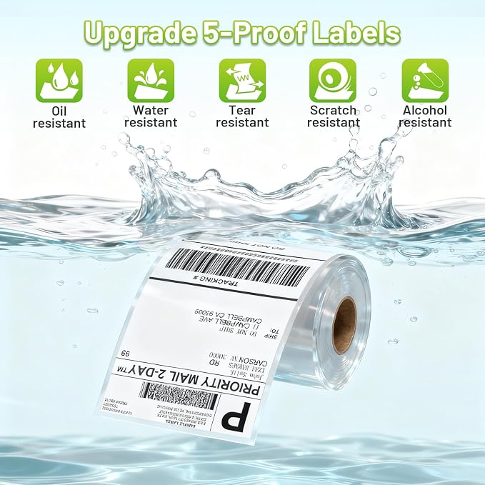 4x6 Thermal Shipping Label, Shipping Address Labels - Image 5