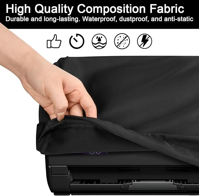 Dust Cover for Epson FastFoto FF-680W Wireless Desktop Document Scanner, Antistatic Protector Case Compatible with ScanSnap iX1600 iX1500 iX1400 Photo & Receipt Scanner (Case Only)-DeskLoop Office