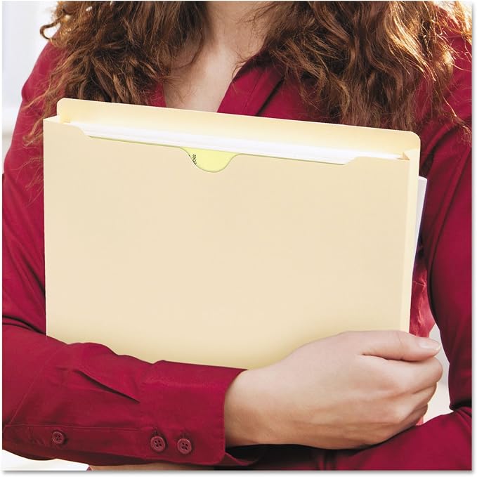Smead File Jacket, Reinforced Straight-Cut Tab, Letter Size, 50 per Box - Image 3