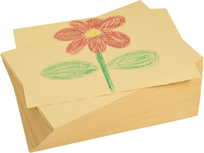 Colorations Heavyweight Manila Paper, 50 lb, 500 Sheets - Image 8