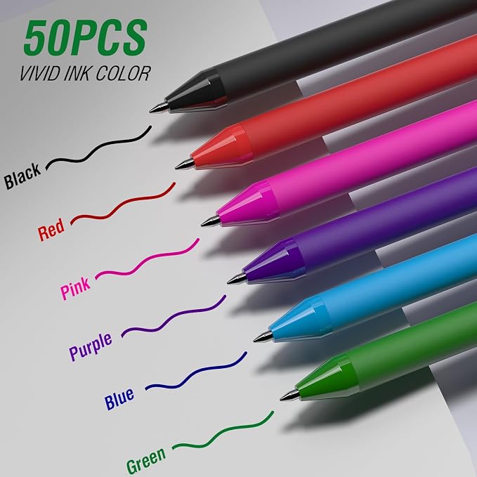 50 Pack Green Ink Pens - Image 4