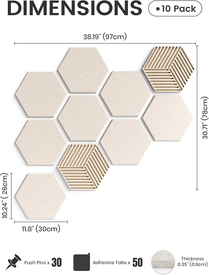 Fluxynara Hexagon Cork Board Alternative - Image 2