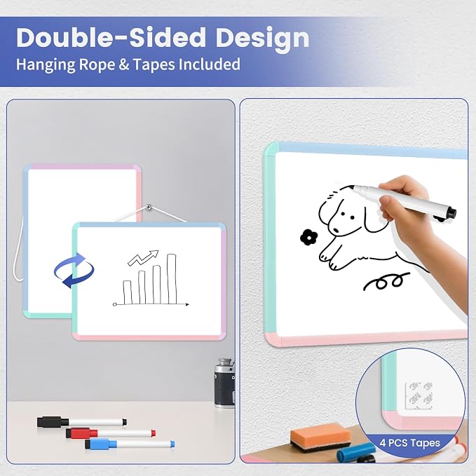 Small Wall White Board, Hanging Whiteboard - Image 6