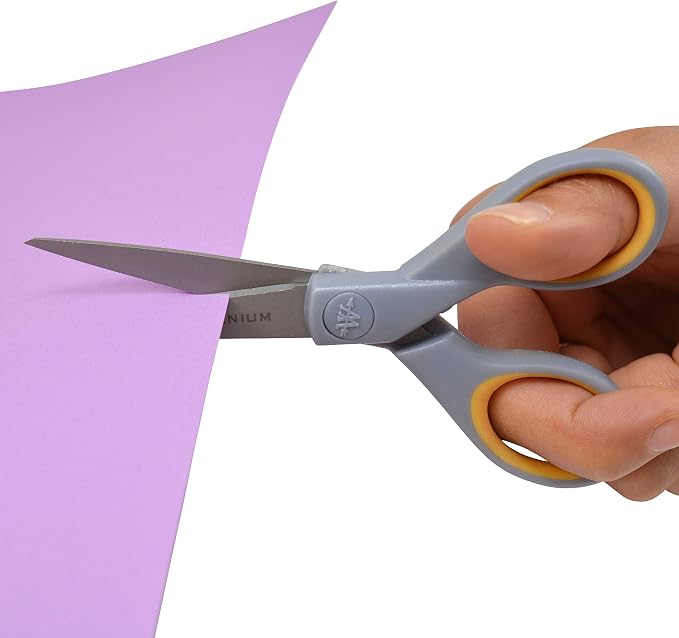 Westcott ‎13824 7” & 5” Pointed Titanium-Bonded Crafting Scissors - Image 2