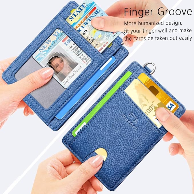 FurArt Slim Minimalist Wallet RFID Credit Card Holder - Image 4