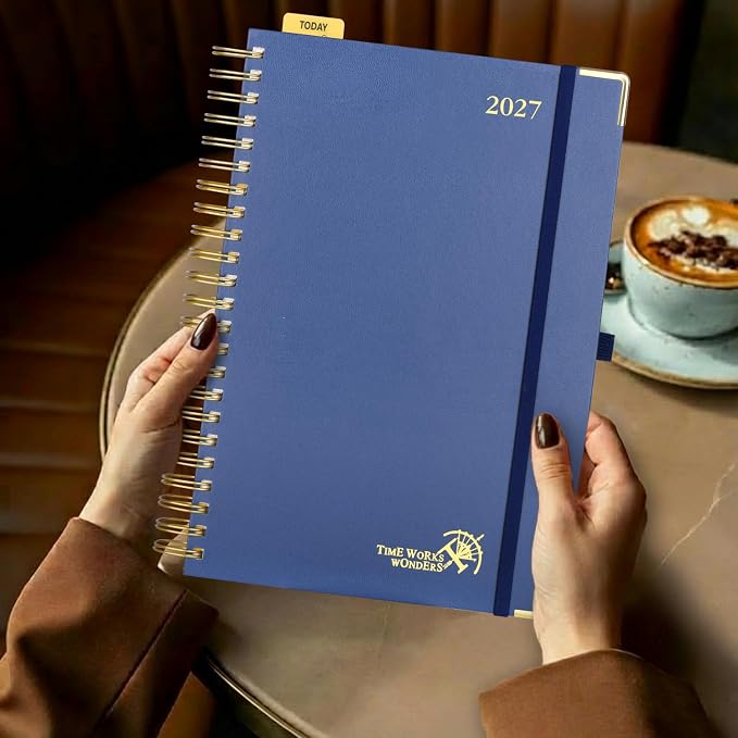 POPRUN 2027 Daily Planner One Page Per Day, Large 8.5" x 12", Calendar Book - Image 7