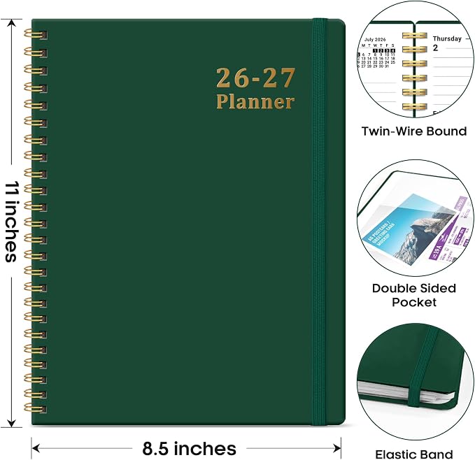 Planner 2026-2027, Weekly and Monthly Academic Year Planner Calendar, July 2026 - Image 4