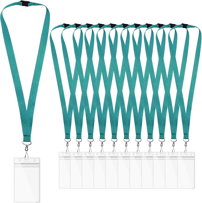 12-Pack Peacock Breakaway Lanyards by WEZEBEL