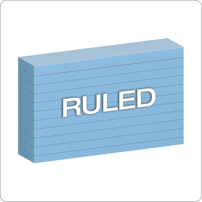 Oxford Ruled Color Index Cards - Image 2