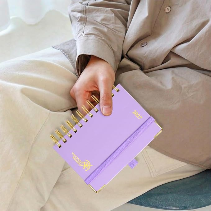 POPRUN 2027 Daily Planner One Page Per Day, Small 4.25" x 6.25", Calendar Book - Image 7