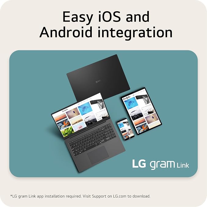 LG gram 15-inch, Thin and Lightweight Laptop, Windows 11 Home, Powered by AMD - Image 6